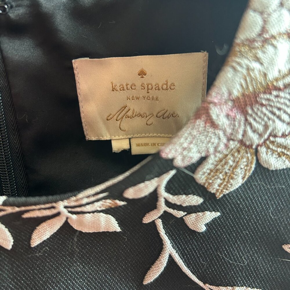 Kate Spade Madison Avenue Fantastic Dress with Feathers! Size 14! - Picture 9 of 11